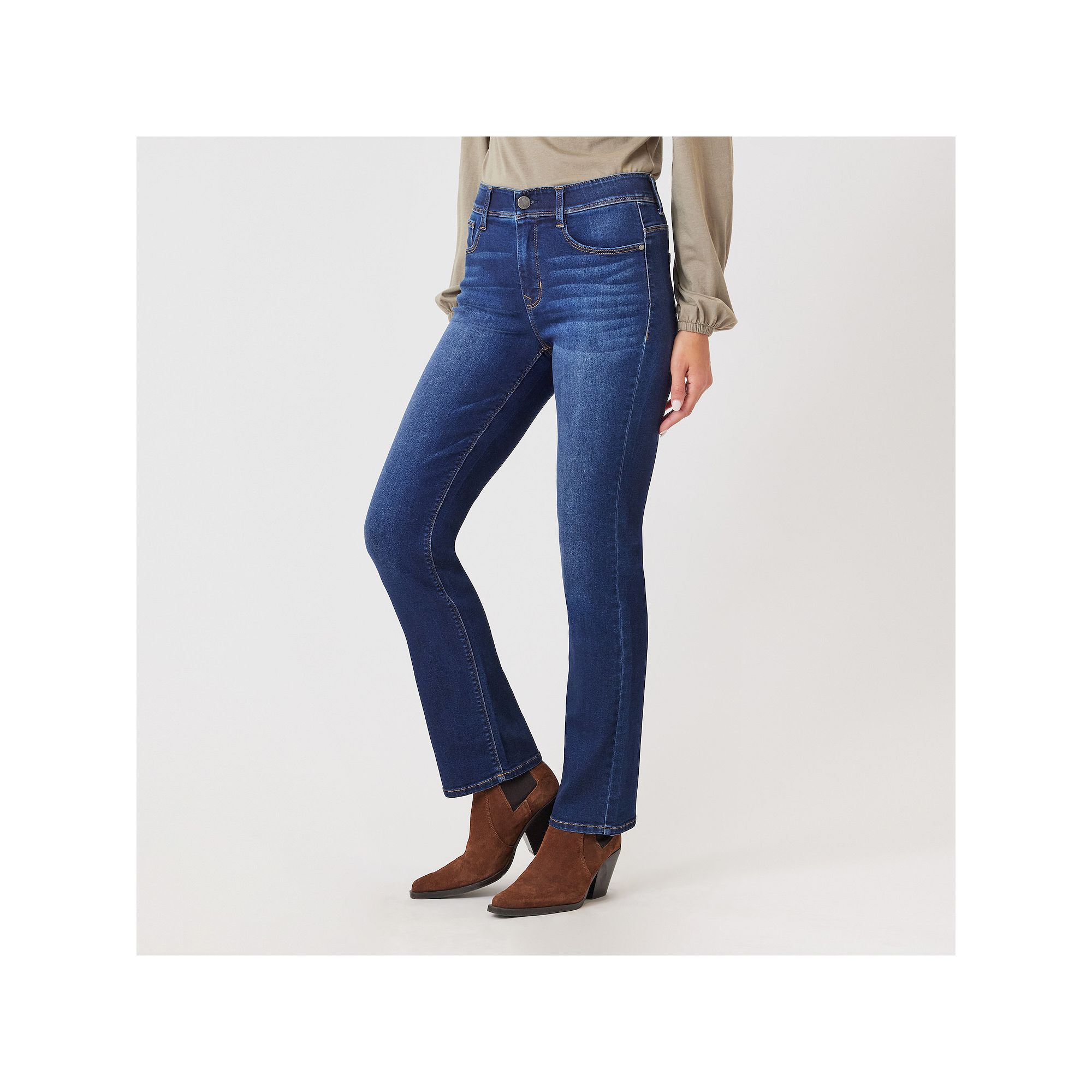 Womens Angels 360 Sculpt Bootcut Jeans, Size: 10, Angela