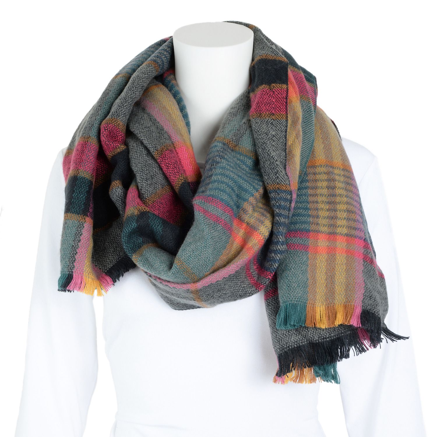 ladies plaid scarf