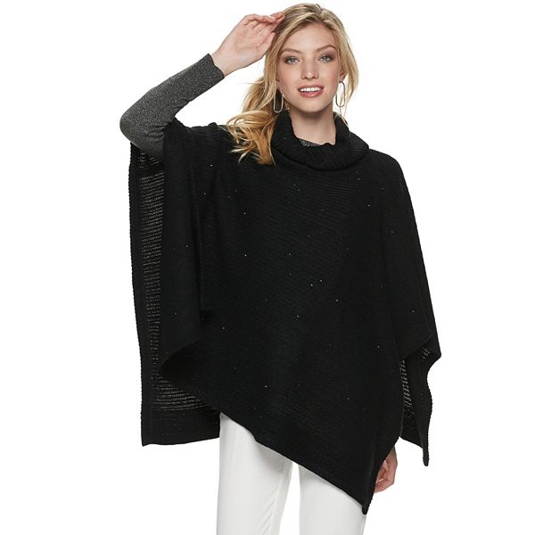 Kohls on sale poncho coat