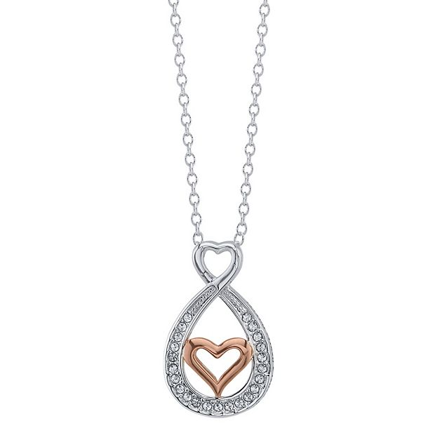 crystal heart necklaces for women, personalized gifts for mom, best fr -  Lily Daily Boutique