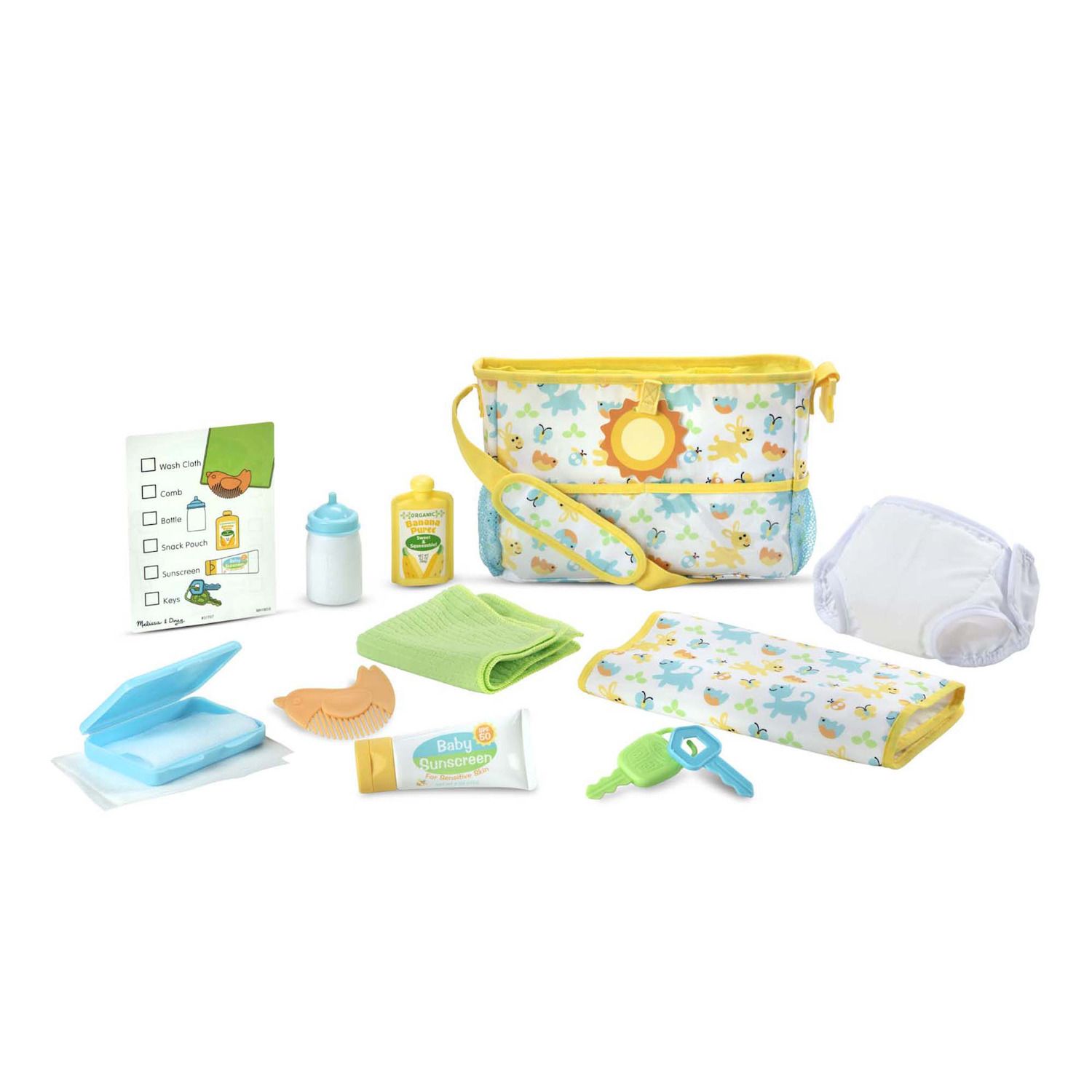 melissa & doug mine to love baby care activity center