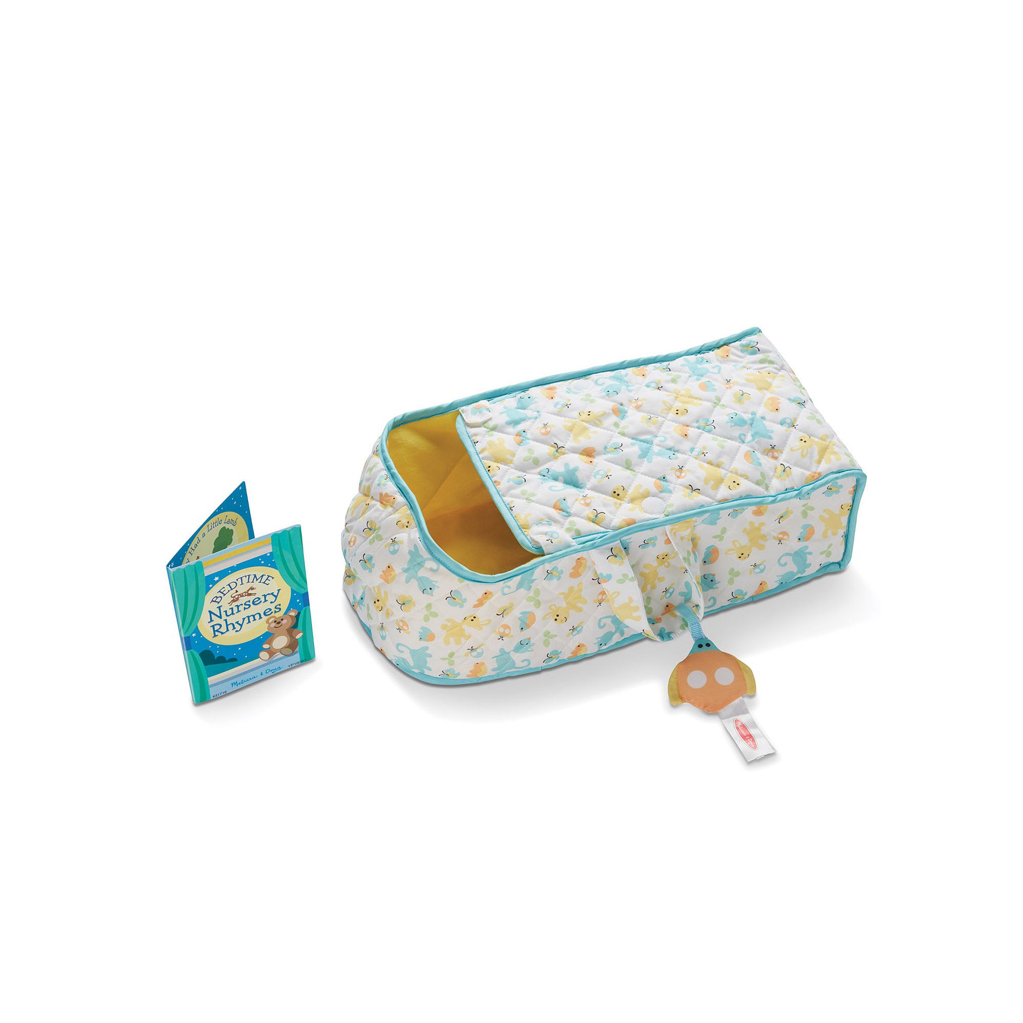 Melissa & Doug Mine to Love Bassinet Play Set, Multi