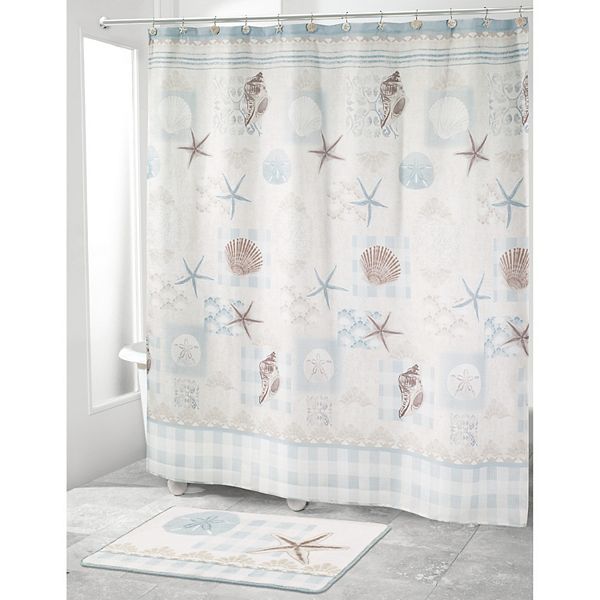 Avanti Cottage Shell Shower Curtain
