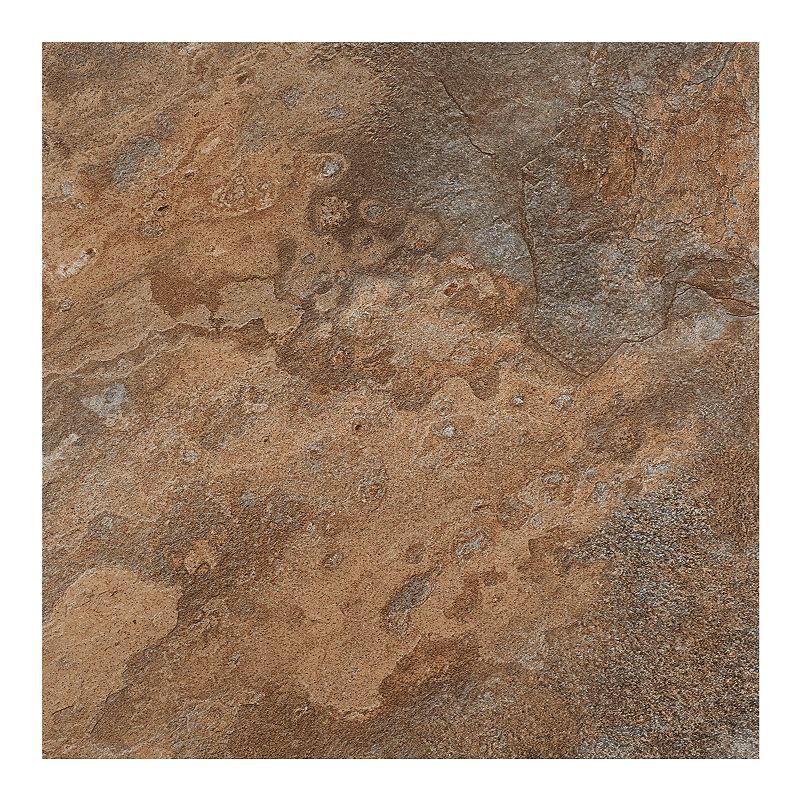 Achim Tivoli Natural Clay 45-piece Self Adhesive Vinyl Floor Tile Set, Brow