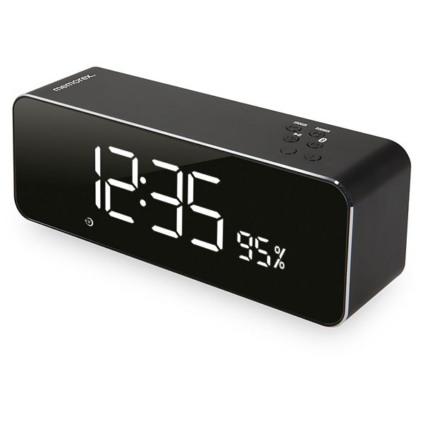 Memorex Aluminum Wireless Clock Radio