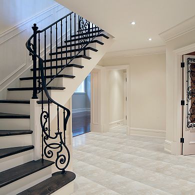 Achim Nexus White Slate 20-piece Self Adhesive Vinyl Floor Tile Set