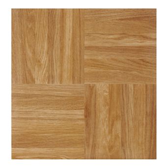 Achim Sterling Square Parquet 20 pc Self Adhesive Vinyl Floor Tile Set