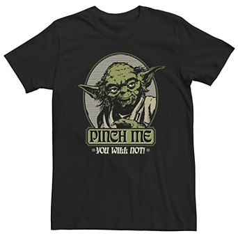Men's Star Wars Pinch Me You Will Not Yoda St. Patty's Day Tee