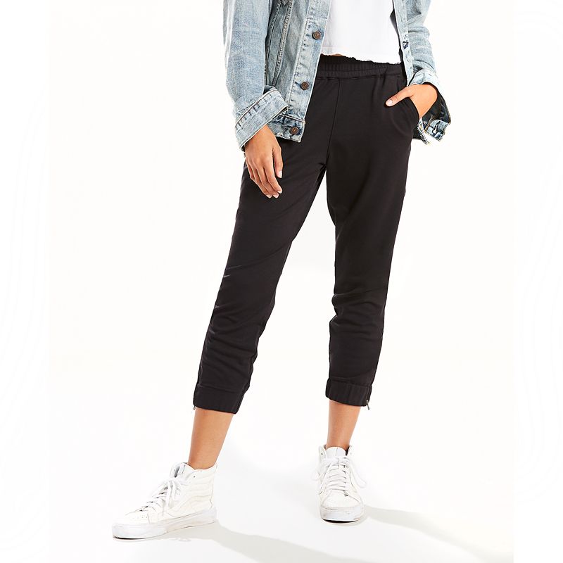 UPC 191816001197 product image for Women's Levi's® Jet Set Tapered Comfy Pants, Size: XL, Black | upcitemdb.com