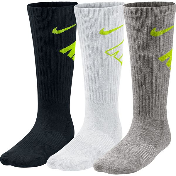 Boys Nike 3-pk. Crew Performance Socks