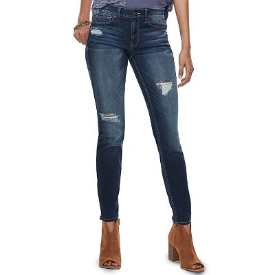 Juniors Mudd FLX Low Rise Stretch Skinny Jeans