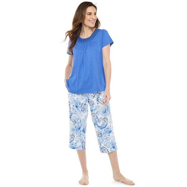 Kohls womens 2025 capri pajama sets