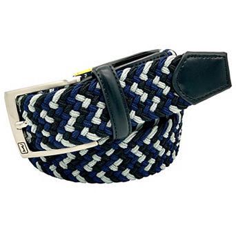 Men's PGA Tour Mixed-Color Fabric Stretch Golf Belt