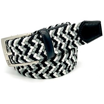 Men's PGA Tour Mixed-Color Fabric Stretch Golf Belt