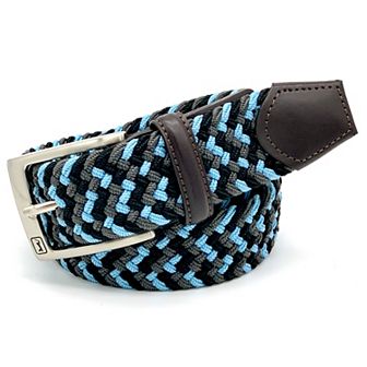 Men's PGA Tour Mixed-Color Fabric Stretch Golf Belt