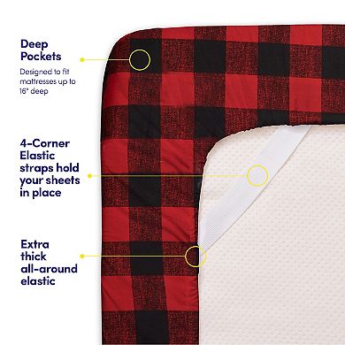 1500 Buffalo Plaid Sheet Set