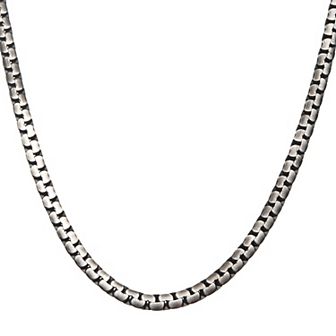 DANTE Men's Matte Stainless Steel Chain Necklace
