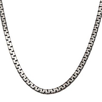 DANTE Men's Matte Stainless Steel Chain Necklace