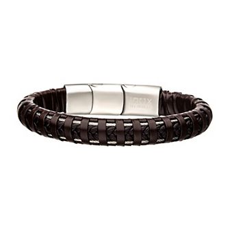 Men's Brown Leather Bracelet