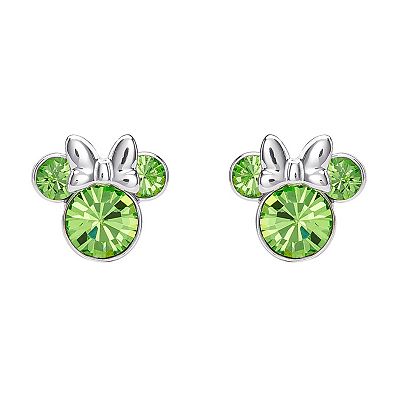 Disney s Minnie Mouse Birthstone Stud Earrings