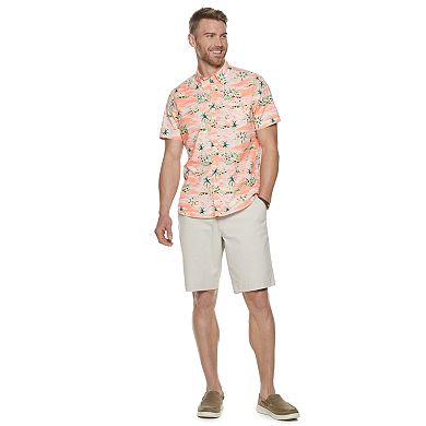 Men's Sonoma Goods For Life® Printed Poplin Button-Down Shirt