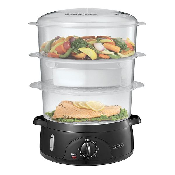 3 Qt Lattice Top Steamer - Jet Black