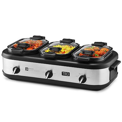 TRU Triple Slow Cooker / Buffet Server