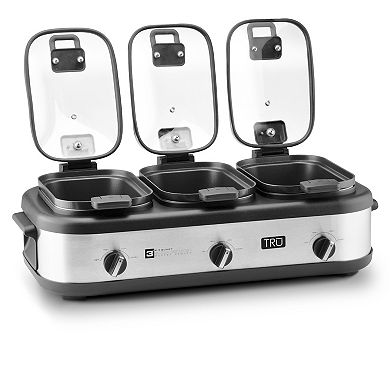 TRU Triple Slow Cooker / Buffet Server