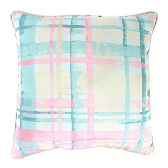 Jordan Manufacturing Printed Plaid About You Decorative Throw Pillow