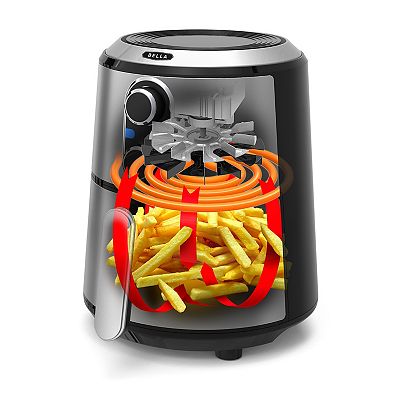 Bella 3 qt. Stainless Steel Air Fryer