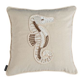 Safavieh Sanden Seahorse Throw Pillow