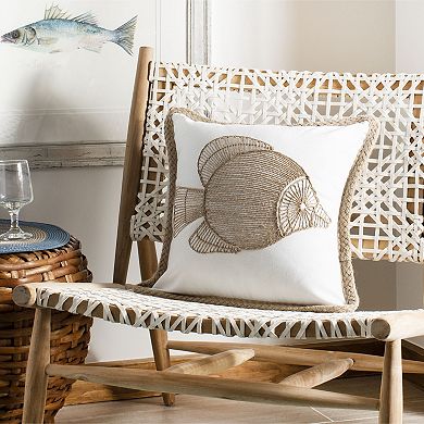 Safavieh Nilam Fish Throw Pillow