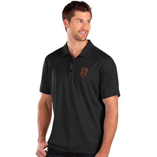 Men s Antigua San Francisco Giants Black Balance Polo