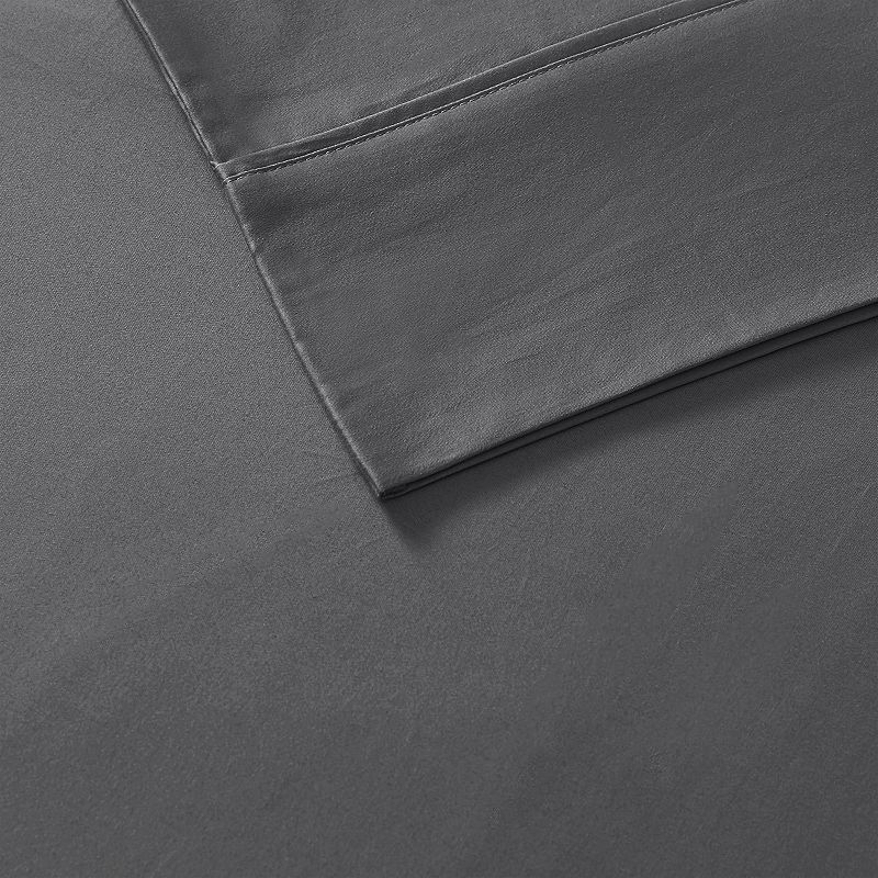 Madison Park 525 Thread Count Cotton Blend Sheet Set, Grey, King