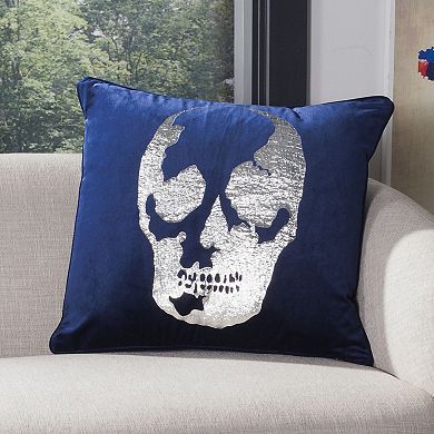 Safavieh Rayen Skull Throw Pillow