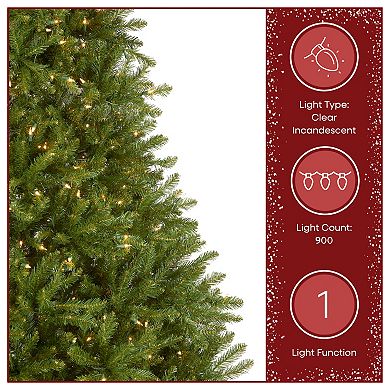 National Tree Company 9 ft. PowerConnect(TM) Dunhill® Fir Tree with Clear Lights