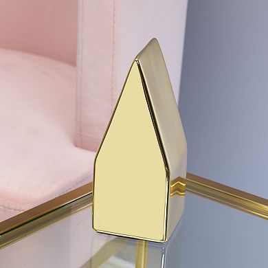 Scott Living Luxe Gold Finish House Table Decor