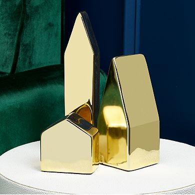 Scott Living Luxe Gold Finish House Table Decor