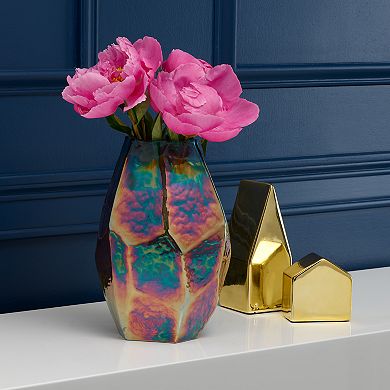 Scott Living Luxe Gold Finish House Table Decor