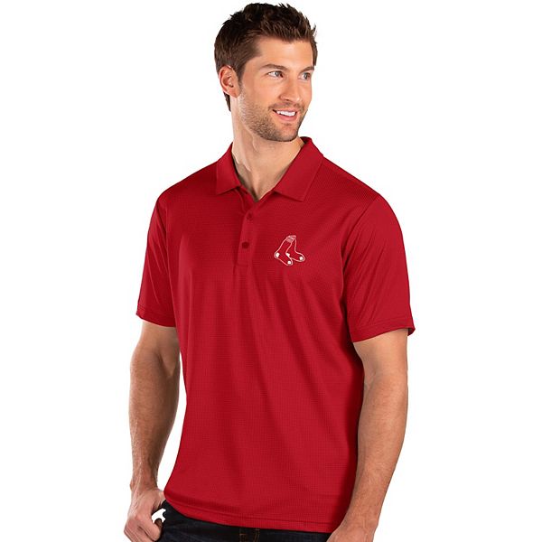 Boston Red Sox Cutter & Buck Prospect Textured Stretch Polo - Red