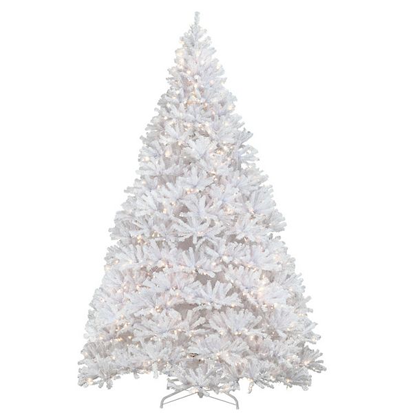 National Tree Company 14-ft. Pre-Lit Kingswood White Fir Pencil Tree