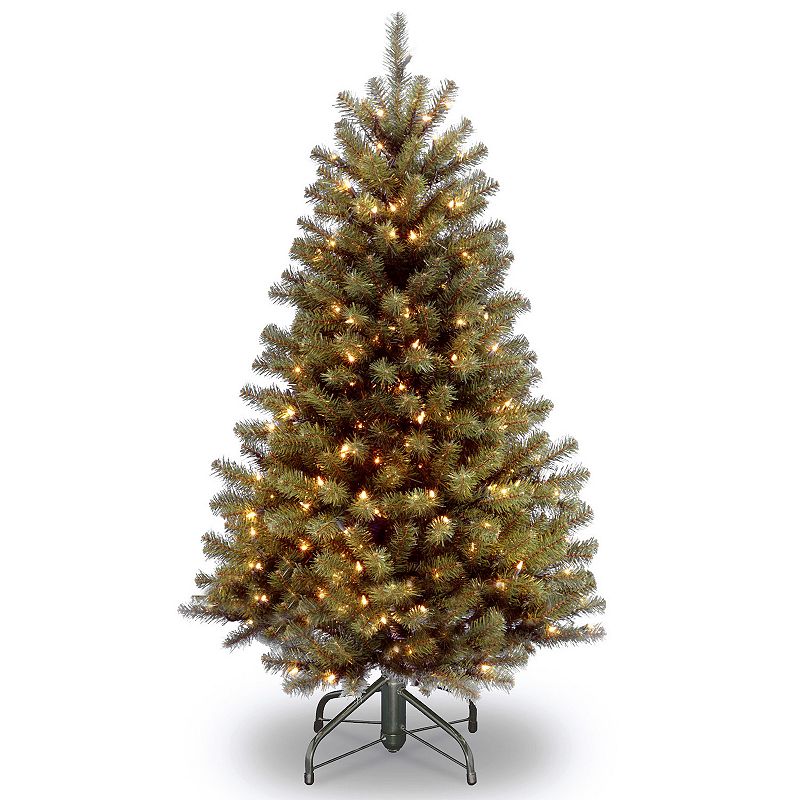 National Tree Company 5 ft. North Valley Spruce Tree with Clear Lights, Gre