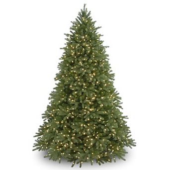 National Tree Company 7.5 ft. Jersey Fraser Fir Deluxe Tree with Dual Color® LED Lights