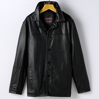 Big & Tall Excelled Leather Car Coat