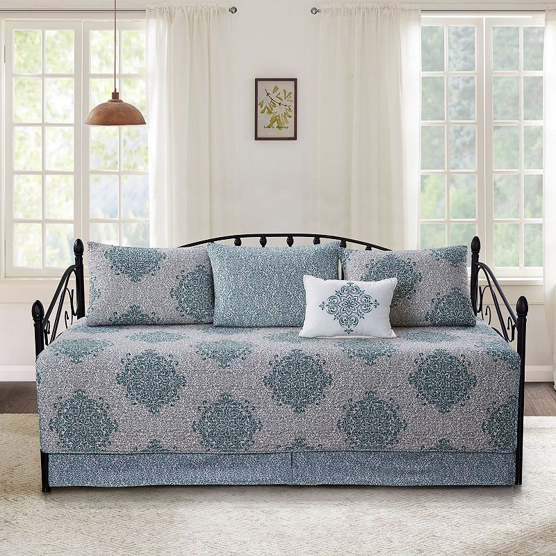17678637 Serenta Chelsea 6-Piece Quilted Daybed Set, Green, sku 17678637