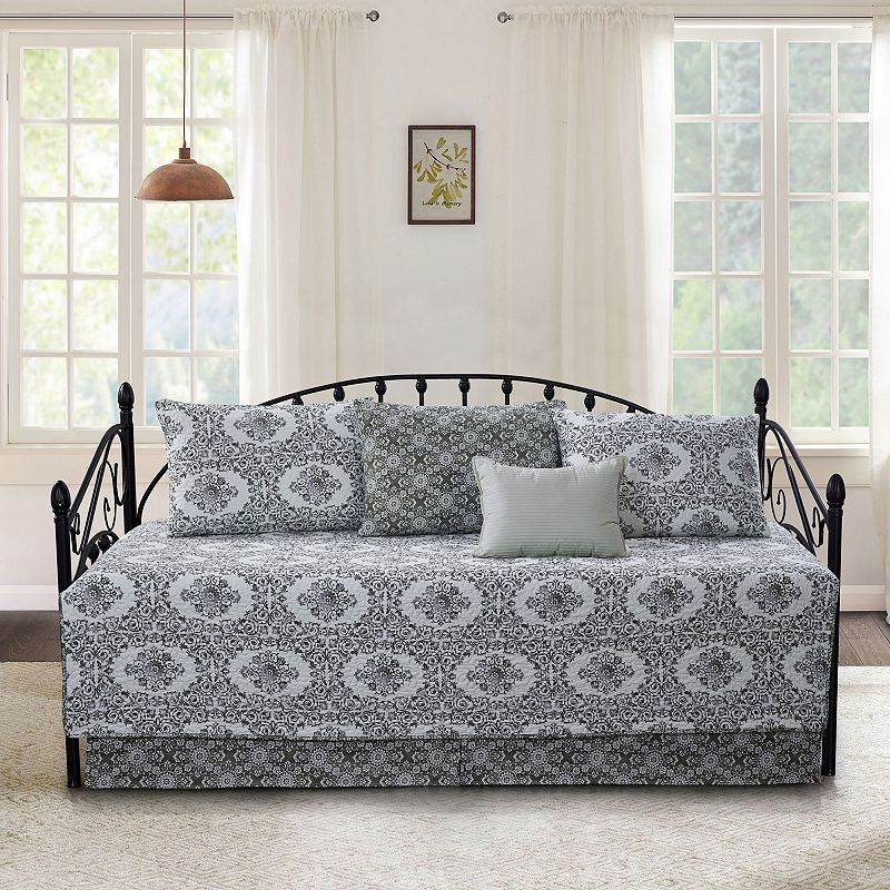 28645948 Serenta Legacy 6-Piece Quilted Daybed, Grey, DAYBE sku 28645948