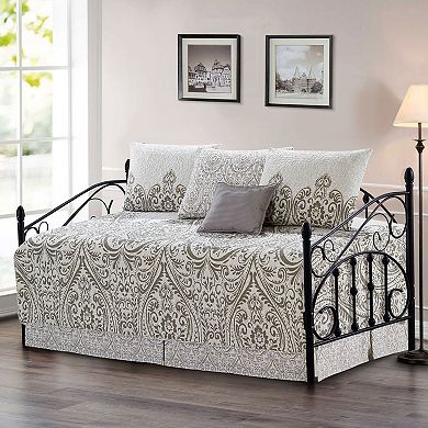 Serenta Visionary Damask 6-Piece Quilted Daybed Set