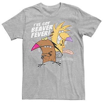 Men's Angry Beavers I've Got Beaver Fever Portrait Tee