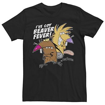 Men's Angry Beavers I've Got Beaver Fever Portrait Tee