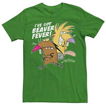 Men's Angry Beavers I've Got Beaver Fever Portrait Tee